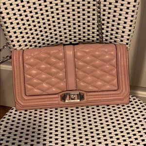 Millennial pink Rebecca Minkoff crossbody “love”